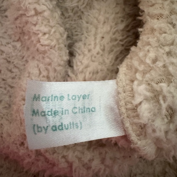 Marine Layer size small Full Zip High Neck Sherpa Jacket - Picture 4 of 6